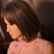 148cm 4.9ft Japanese Love Doll Vagina Lifelike Pussy Ass Oral Pussy Flat Realistic Solid Silicone Sex Doll with Metal Skeleton from automatic woman